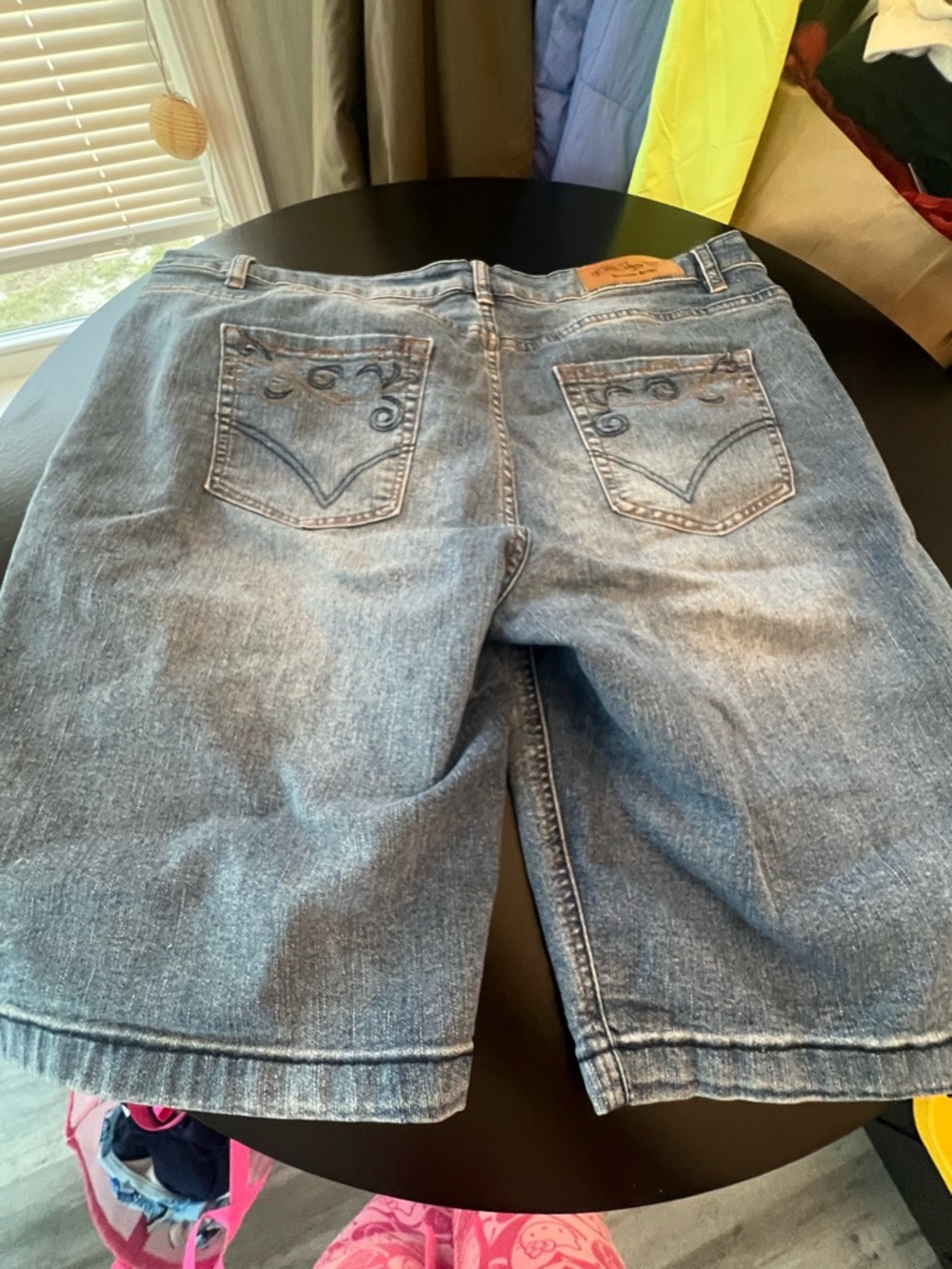 Classic Women's Denim Bermuda Shorts - Blue